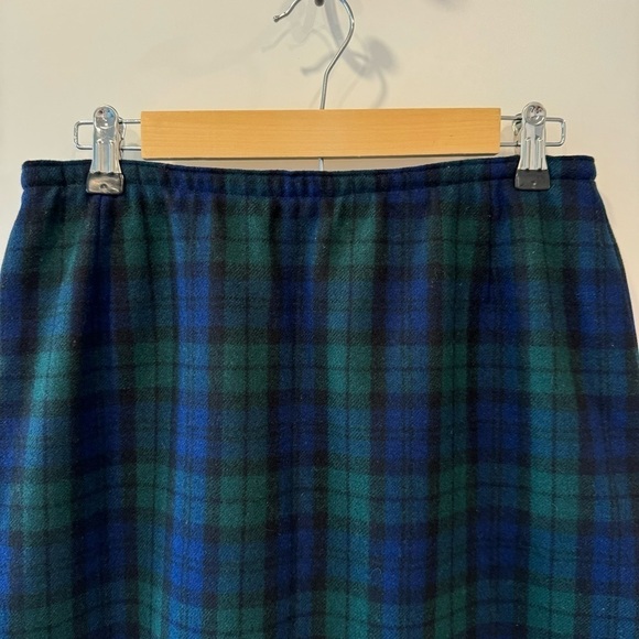Pendleton Vintage Wool Plaid Pencil Skirt size 16 - Picture 5 of 15